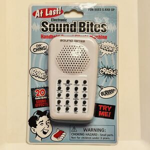 2010 Westminster Electronic Sound Bites Handheld Sound Effects Machine 20 Sounds